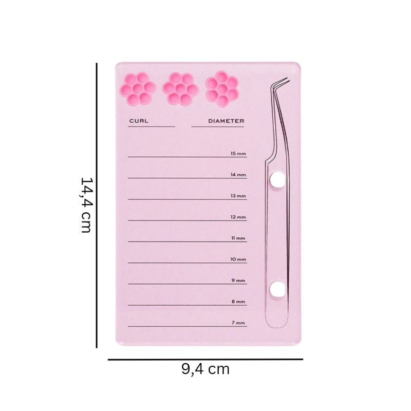 Wimpern- und Kleberunterlage