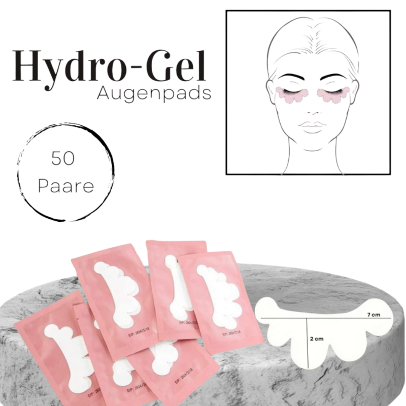 Augenpads Blumenform - 50 Paare