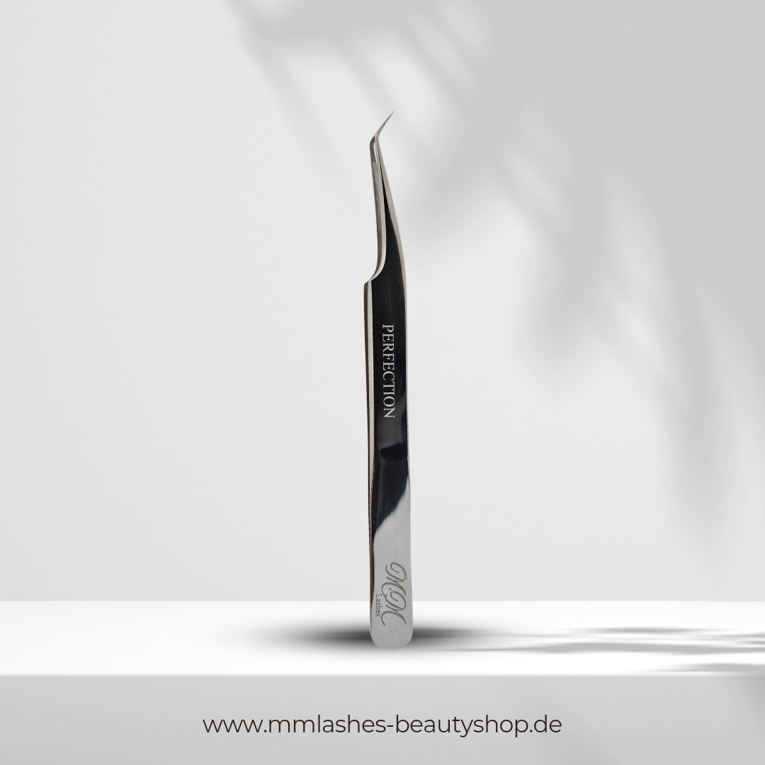 Pinzette Wimpernverlängerung | "Perfection"45° Silver Line