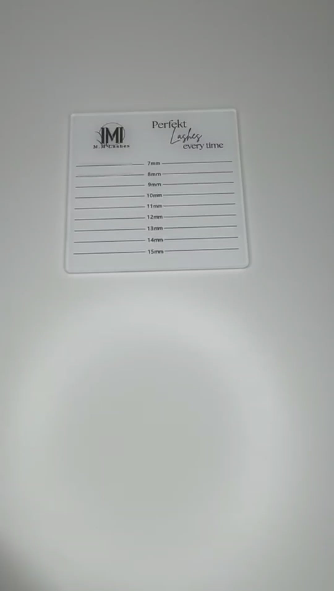 3D Fertigfächer | Dark Brown | auf Kleberstreifen - MIXBOX 7-13mm