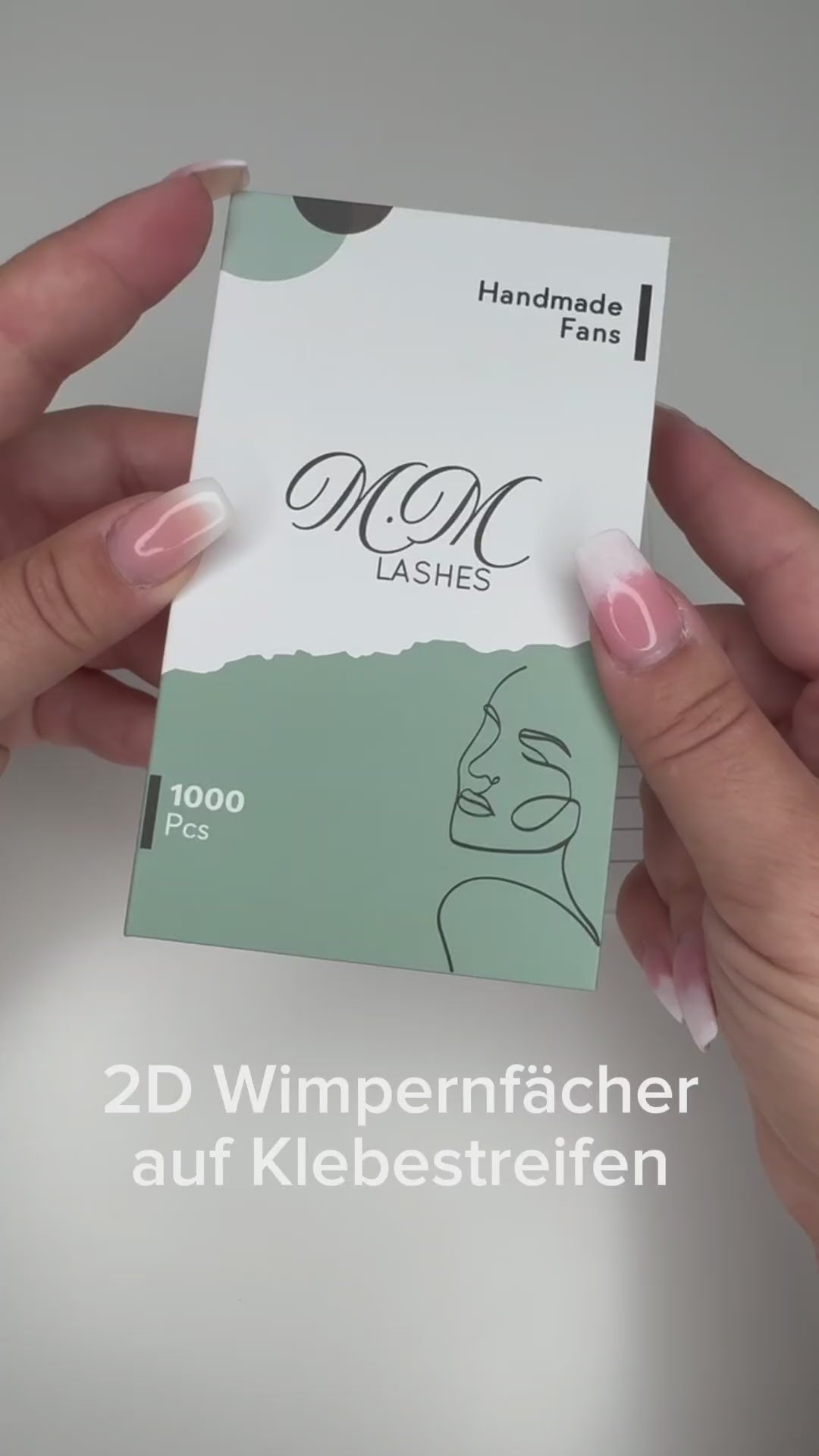 2D Fertigfächer | Dark Brown 