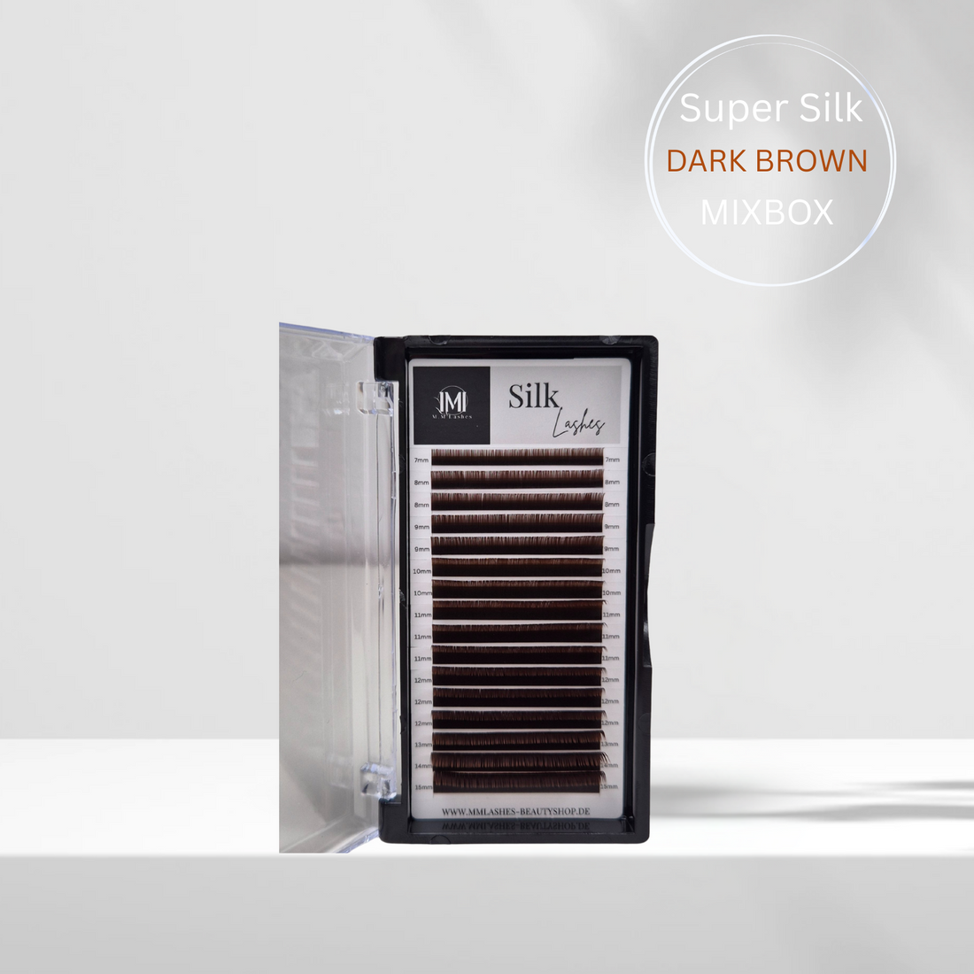 Silk Lashes I Dark Brown | Mixbox 7-15mm Wimpernverlängerung