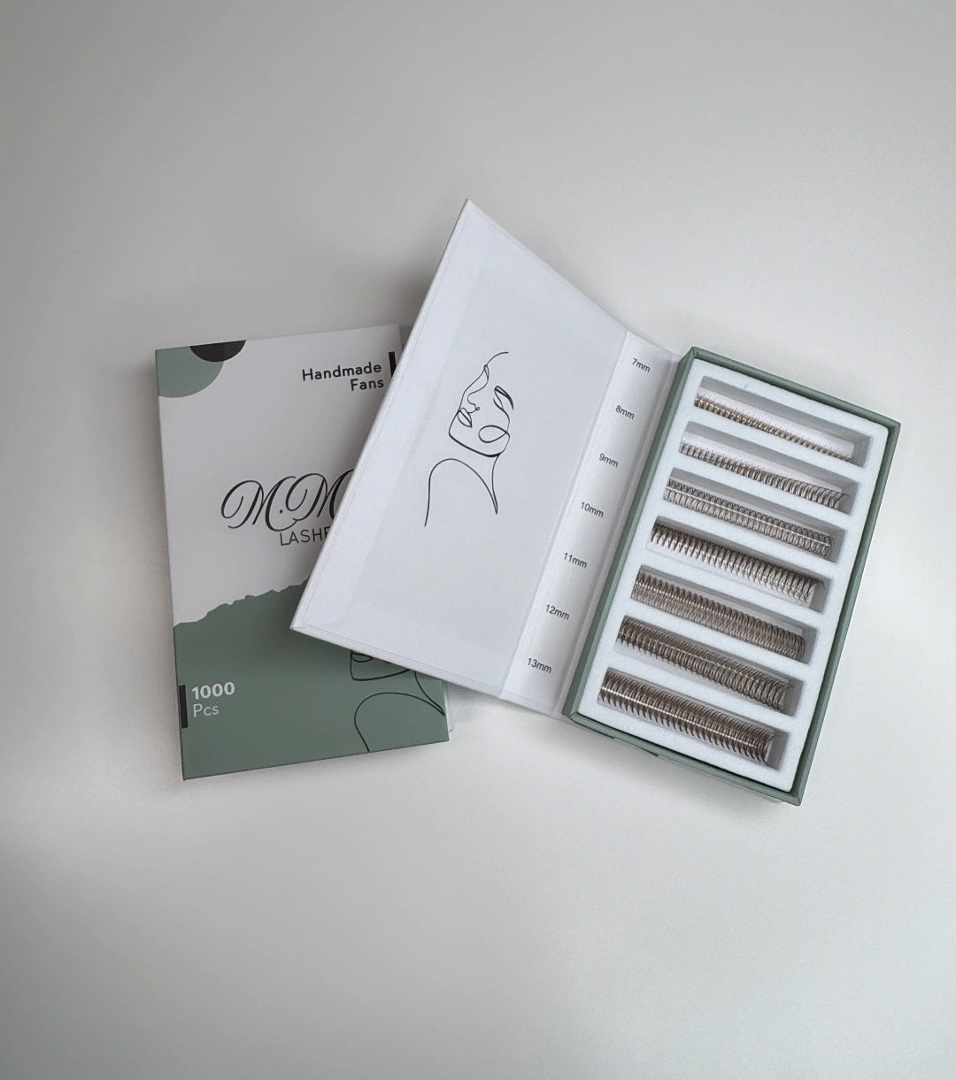 3D Fertigfächer auf Kleberstreifen | MIXBOX 7-13mm