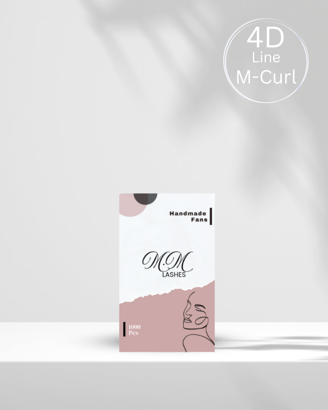 4D | M-Curl | Fertigfächer auf Klebestreifen
