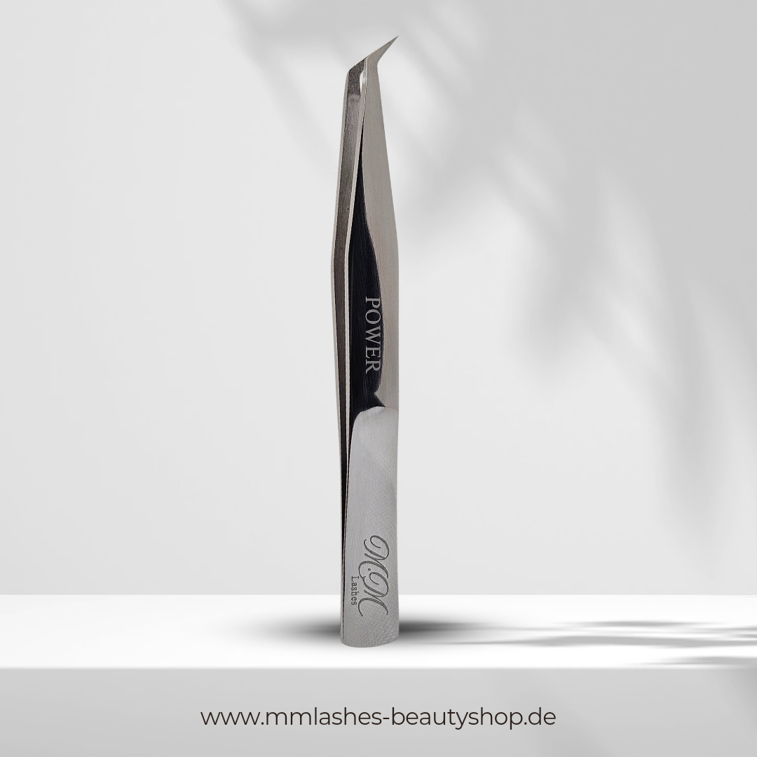 Pinzette Wimpernverlängerung | "Power" Silver Line