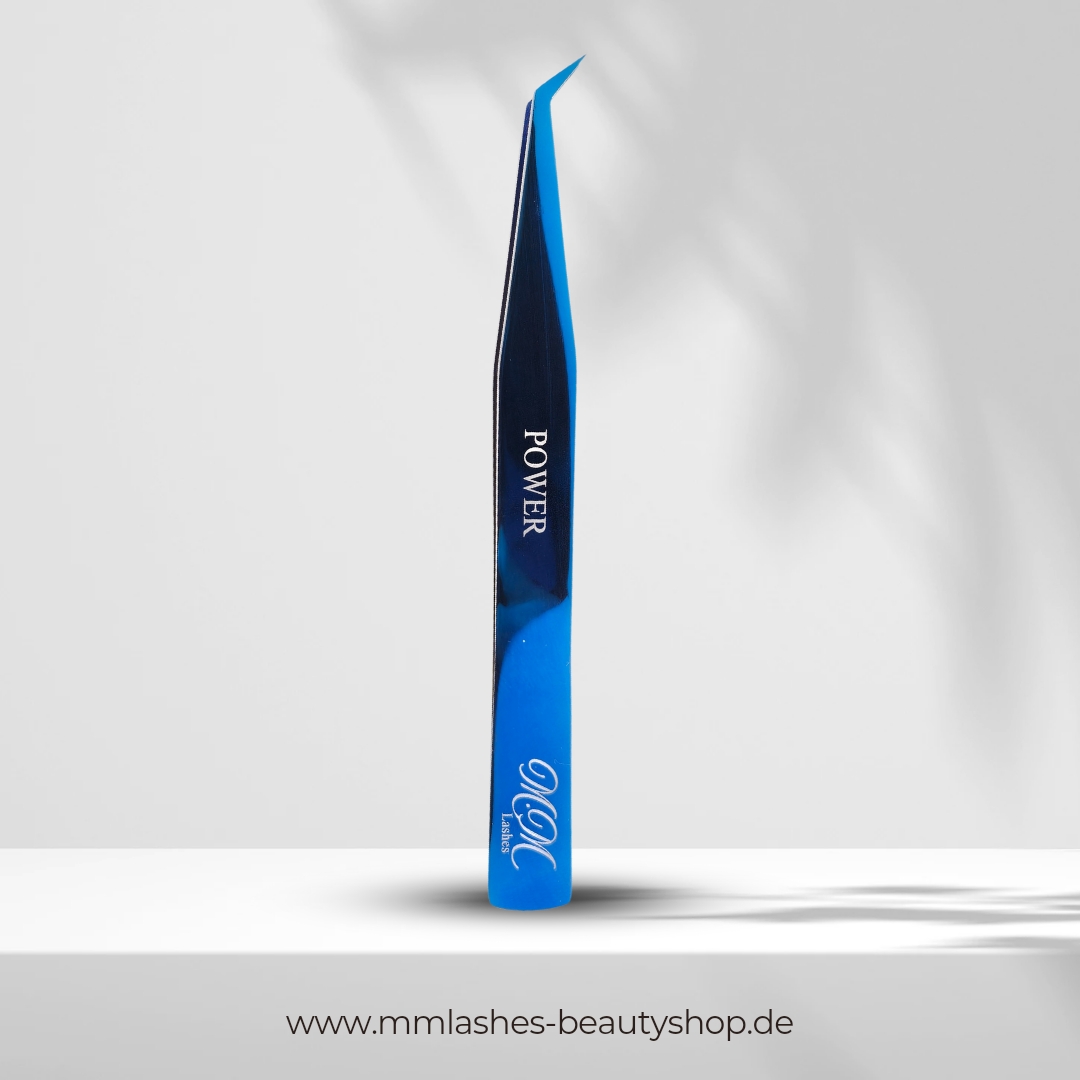 Pinzette Wimpernverlängerung | "Power" Blue Line