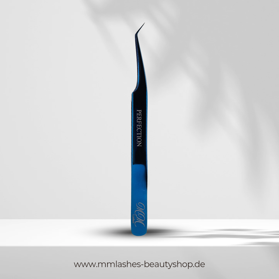 Pinzette Wimpernverlängerung | "Perfection" 45° Blue Line