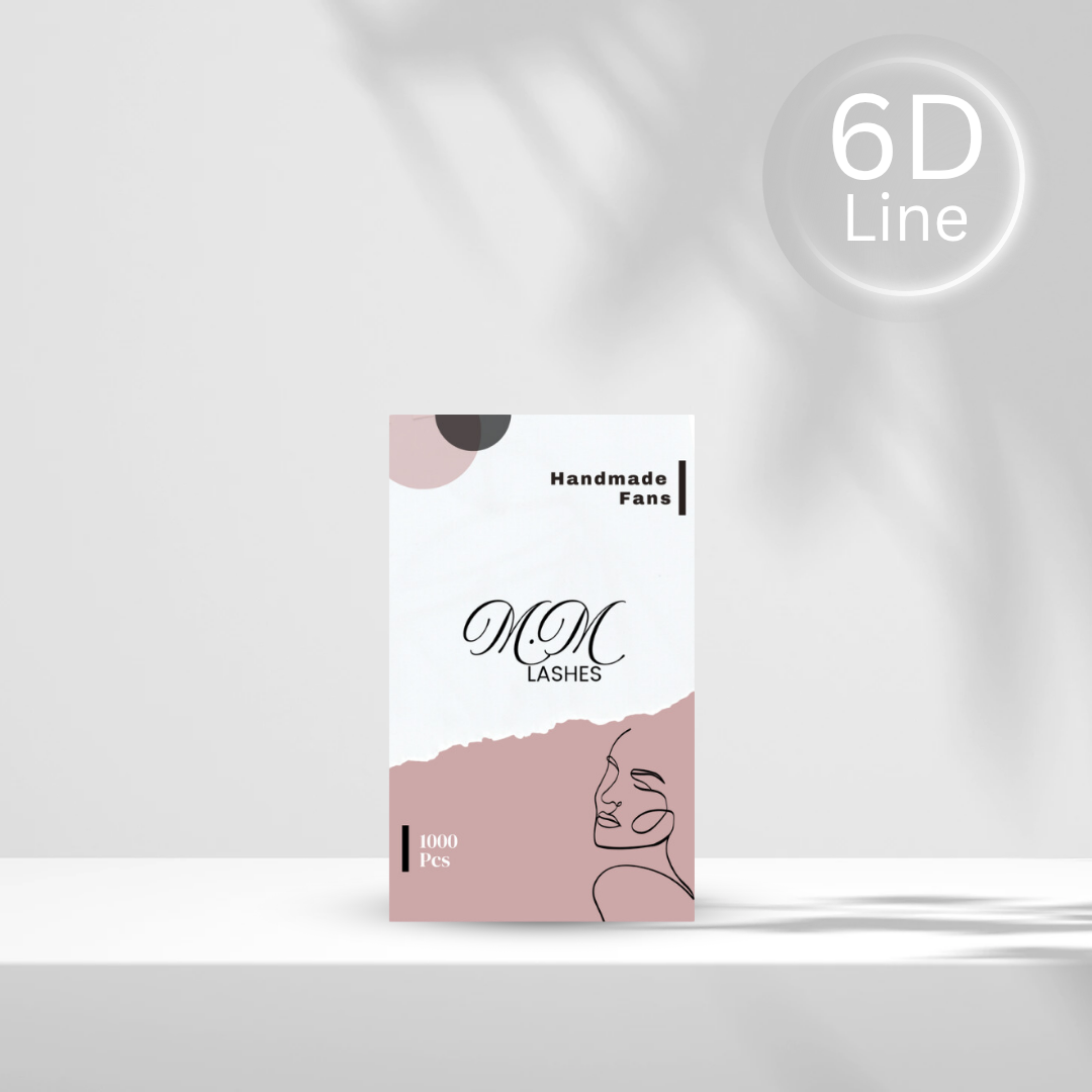 6D Fertigfächer auf Klebestreifen